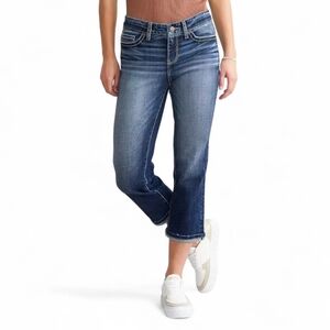 BKE Women's Payton Cuffed Stretch Capri Jean BGK413 Size 30 NWOT
